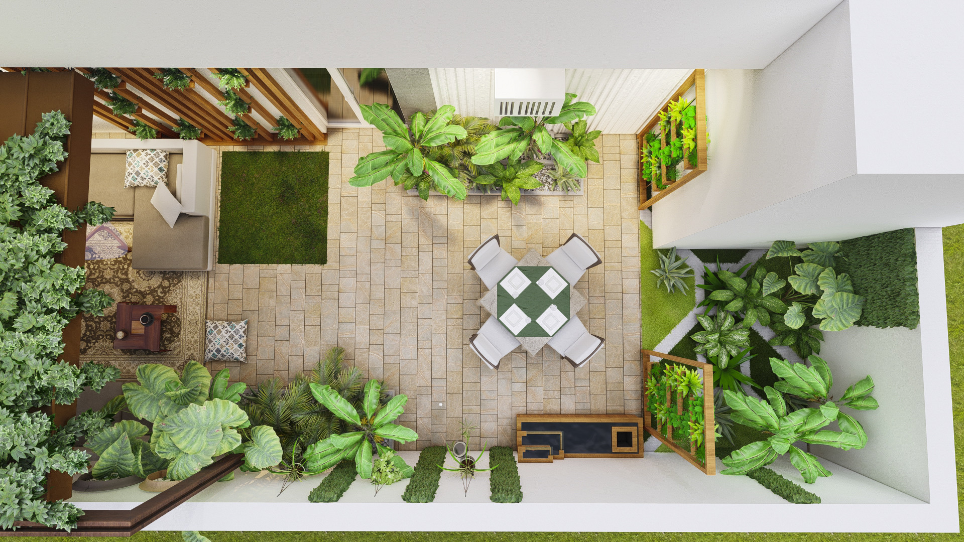 تصاميم معمارية (داخلية وخارجية ) كل 2 متر ب5$