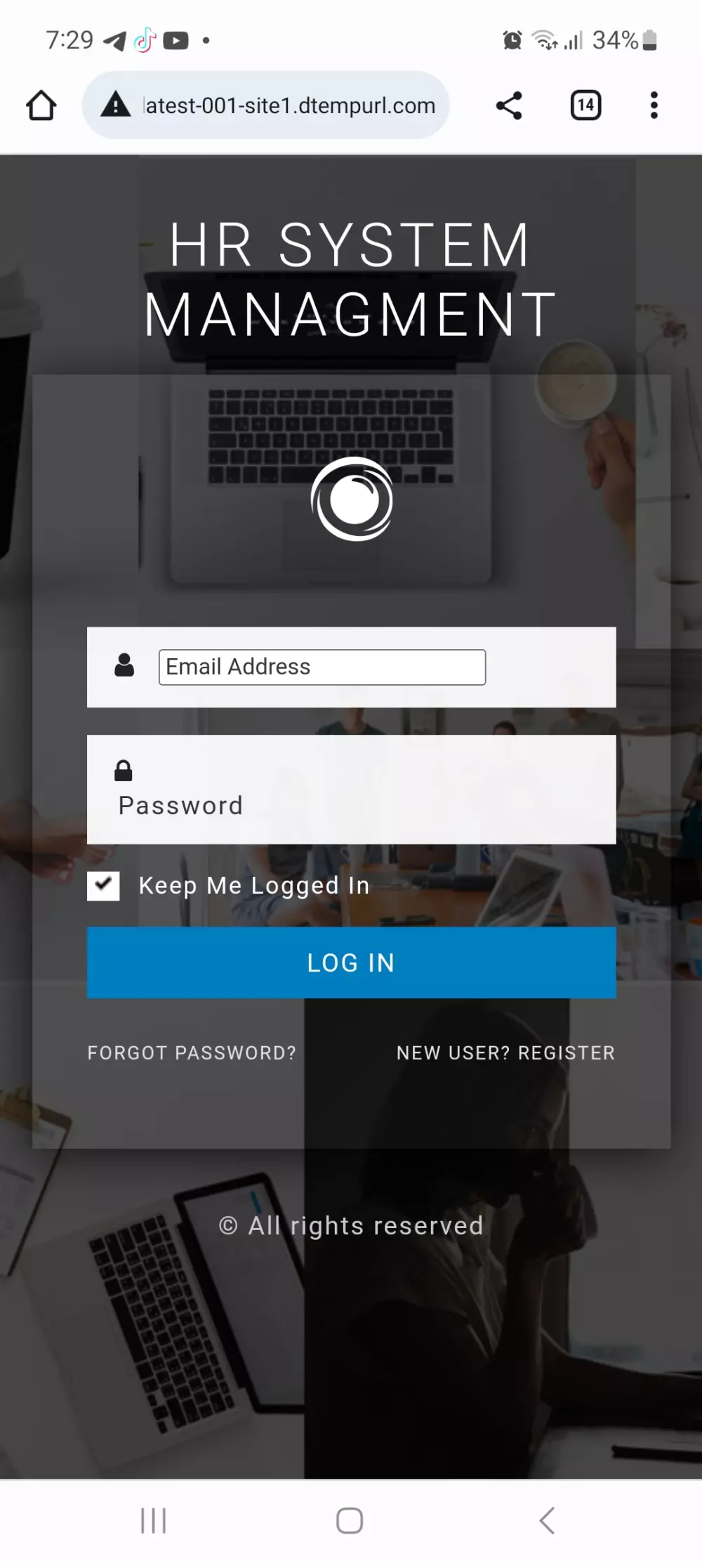 انشاء موقع إلكتروني