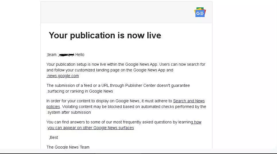 إضافة موقعك إلى جوجل نيوز Google News
