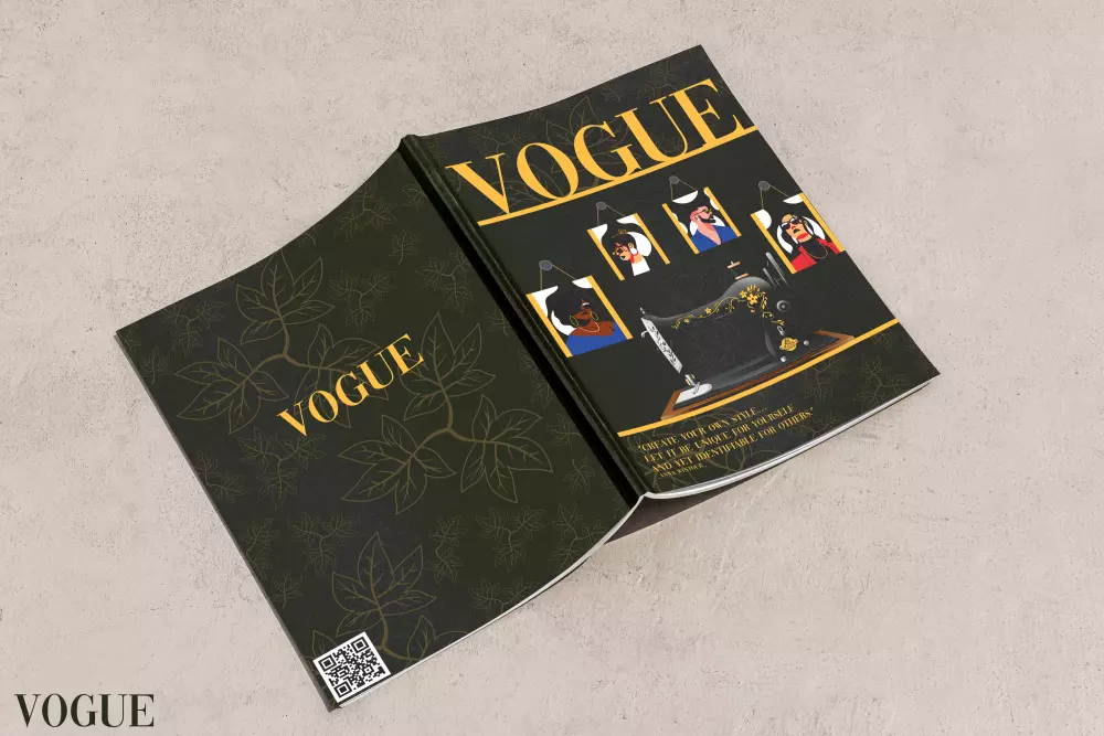 تصميم غلاف مجلة أو كتاب_Magazine/Book Cover Design