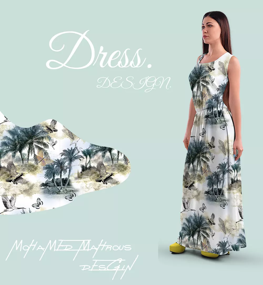 تصميم اذياء وملابس للطباعه