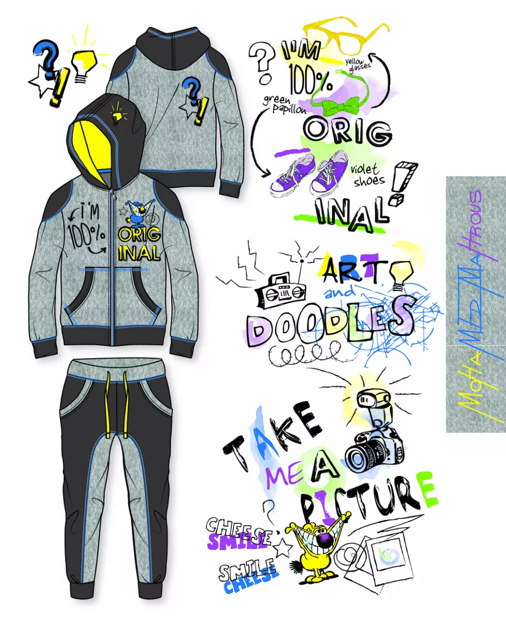 تصميم اذياء وملابس للطباعه