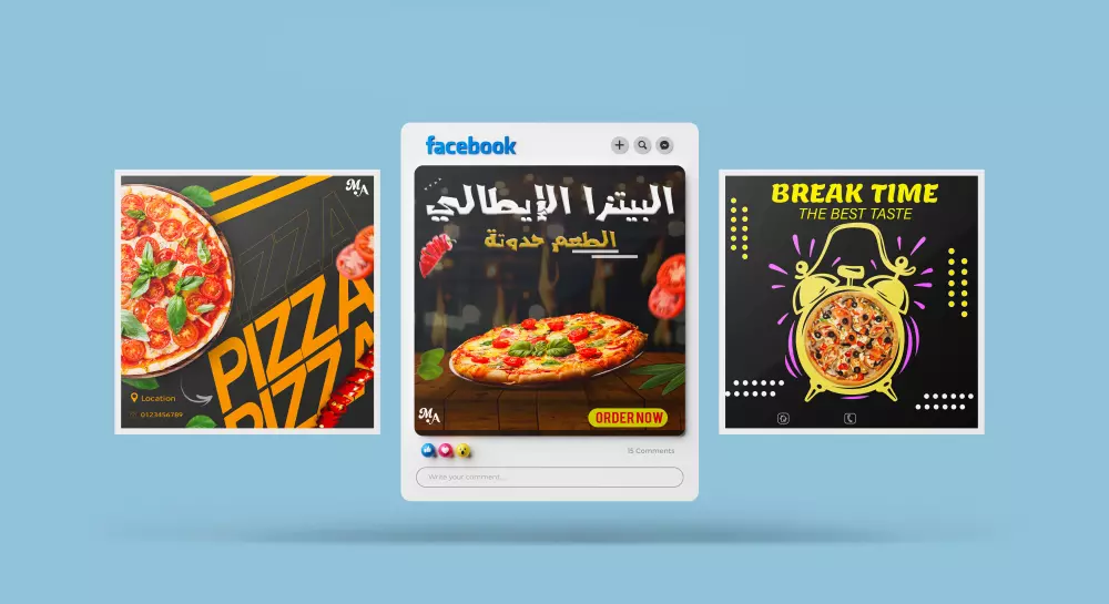 تصميم إعلانات سوشيال ميديا بإحترافية ودقة عالية