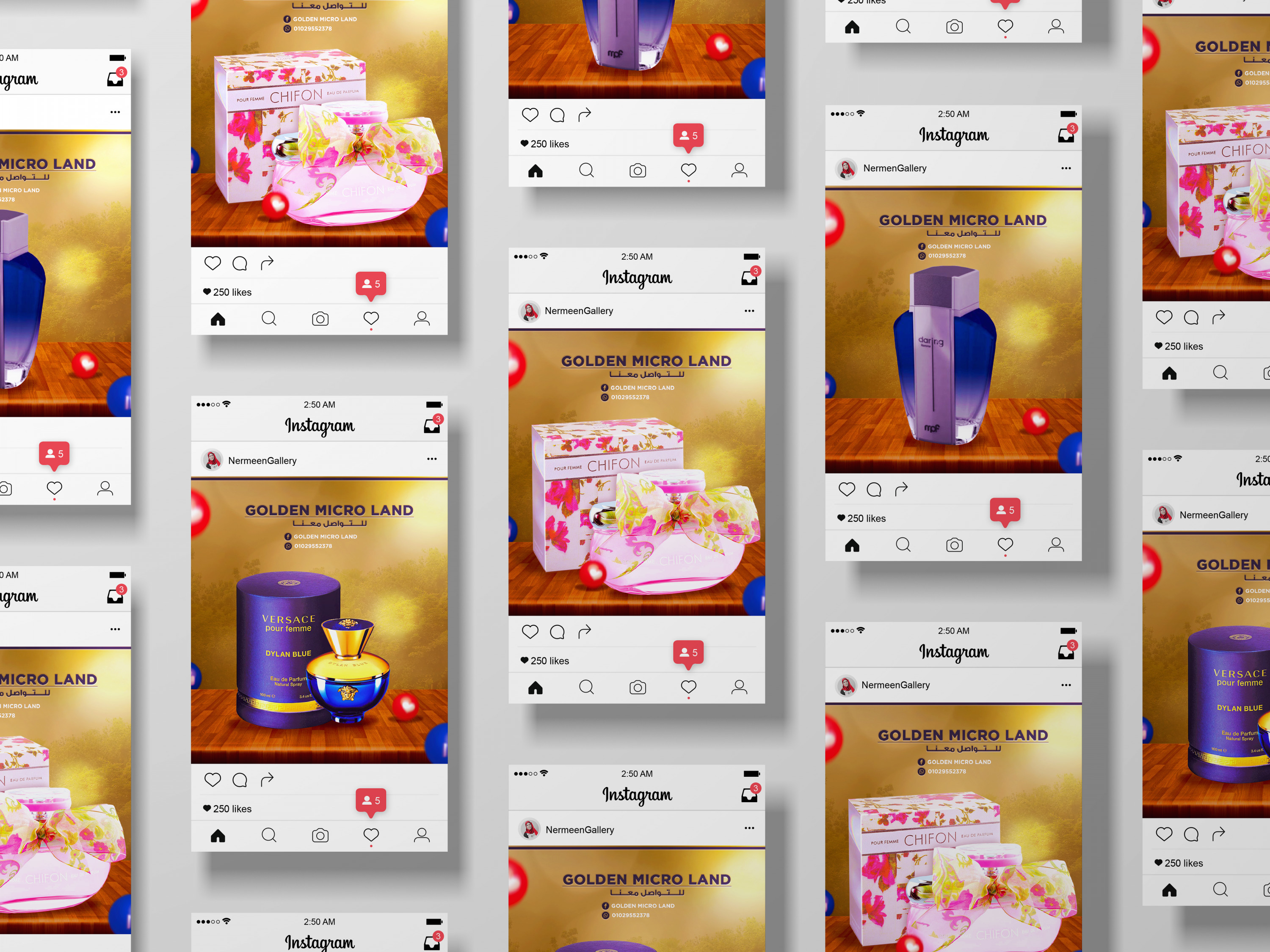 تصميم بوست سوشيال ميديا احترافي