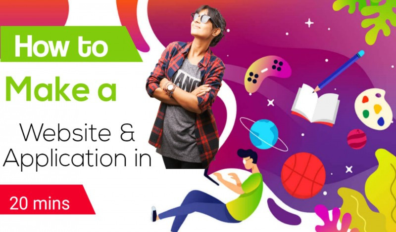 تعليمك كيفية إنشاء تطبيق موبايل او موقع بالهاتف بدون برمجه