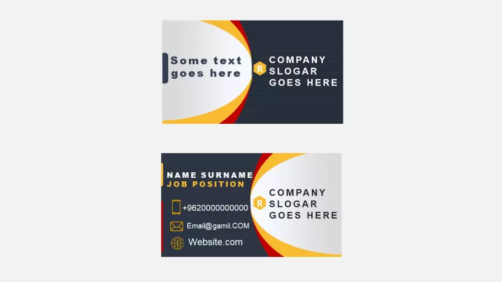 تصميم كرت شخصي (بزنس كارد)