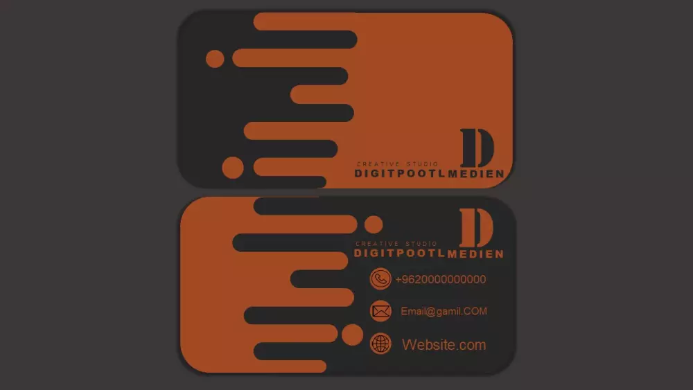 تصميم كرت شخصي (بزنس كارد)