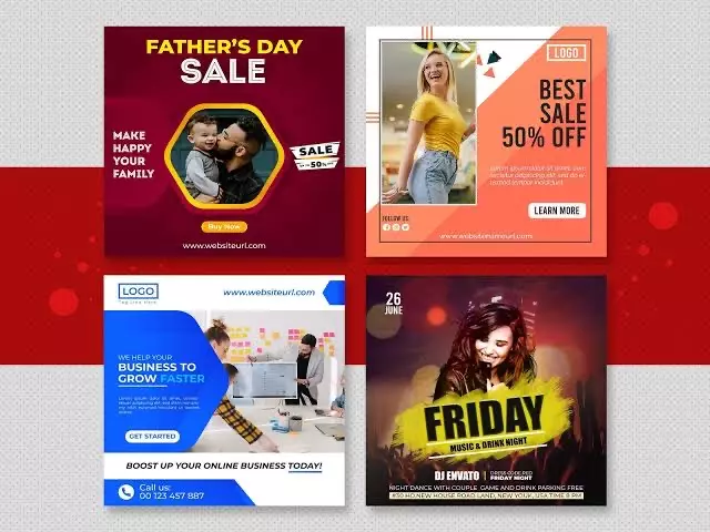 تصميم منشورات لمواقع التواصل الاجتماعى