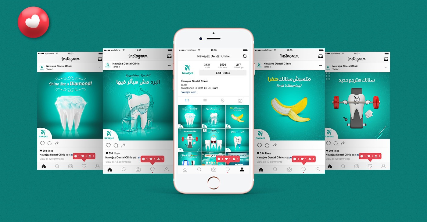 تصميمات سوشيال ميديا واعلانات احترافية بشكل شهري