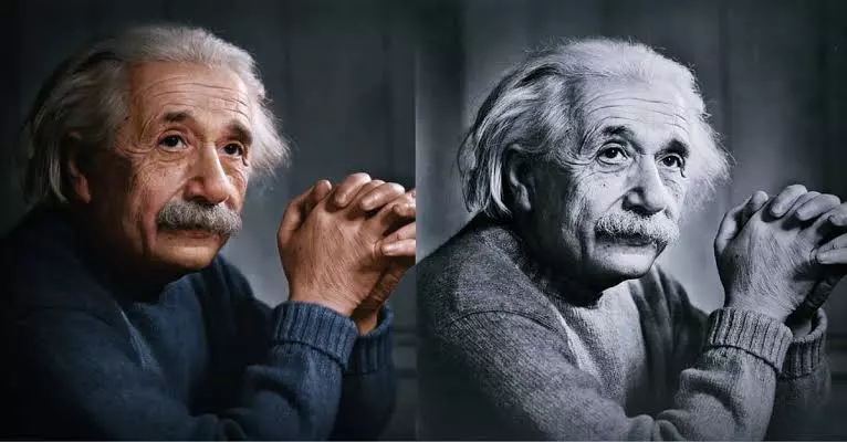 تحويل الصور القديمة اللي صور بالالوان الطبيعيه باحترافيه