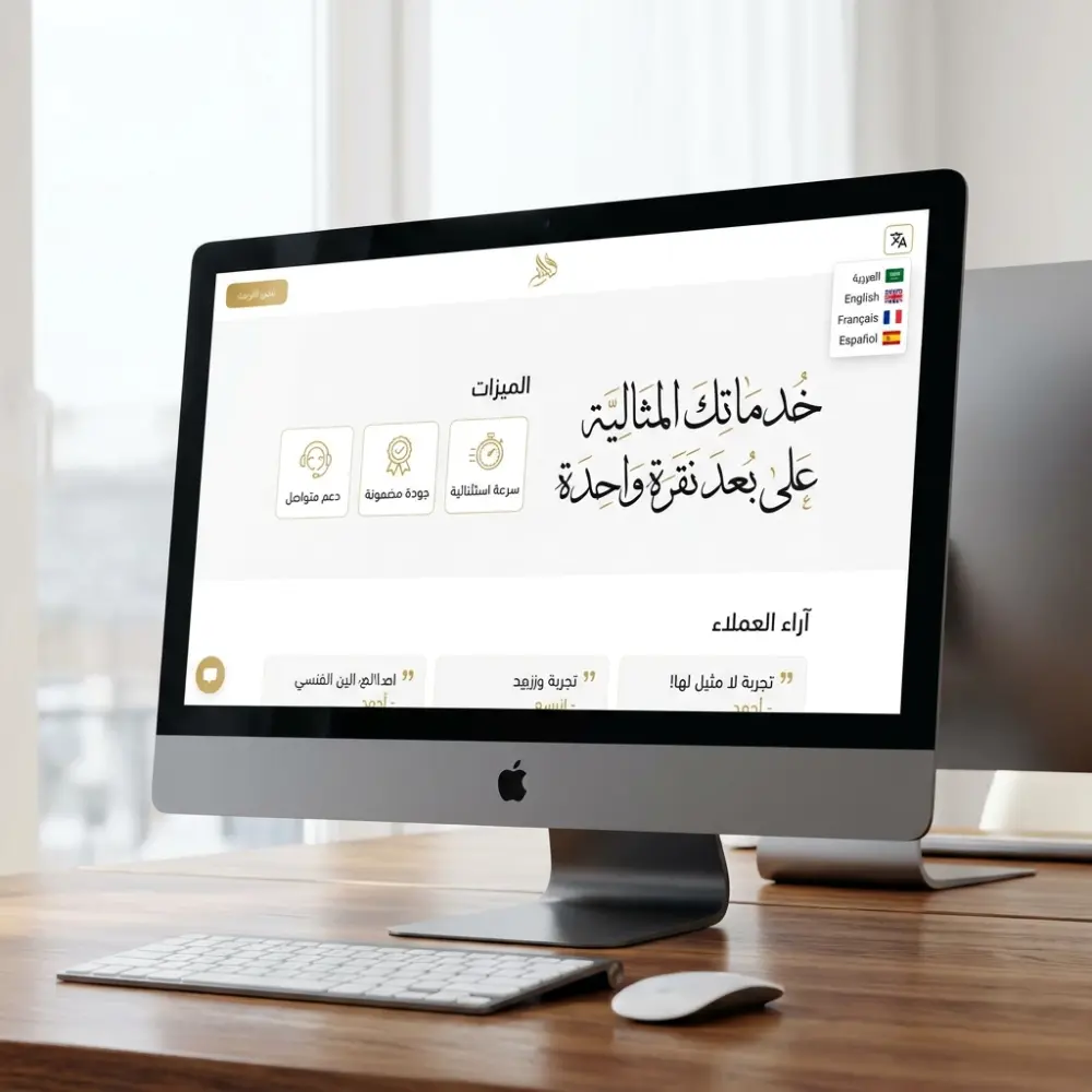 تصميم وبرمجة صفحة هبوط (  Landing Page  )احترافية متعددة اللغات