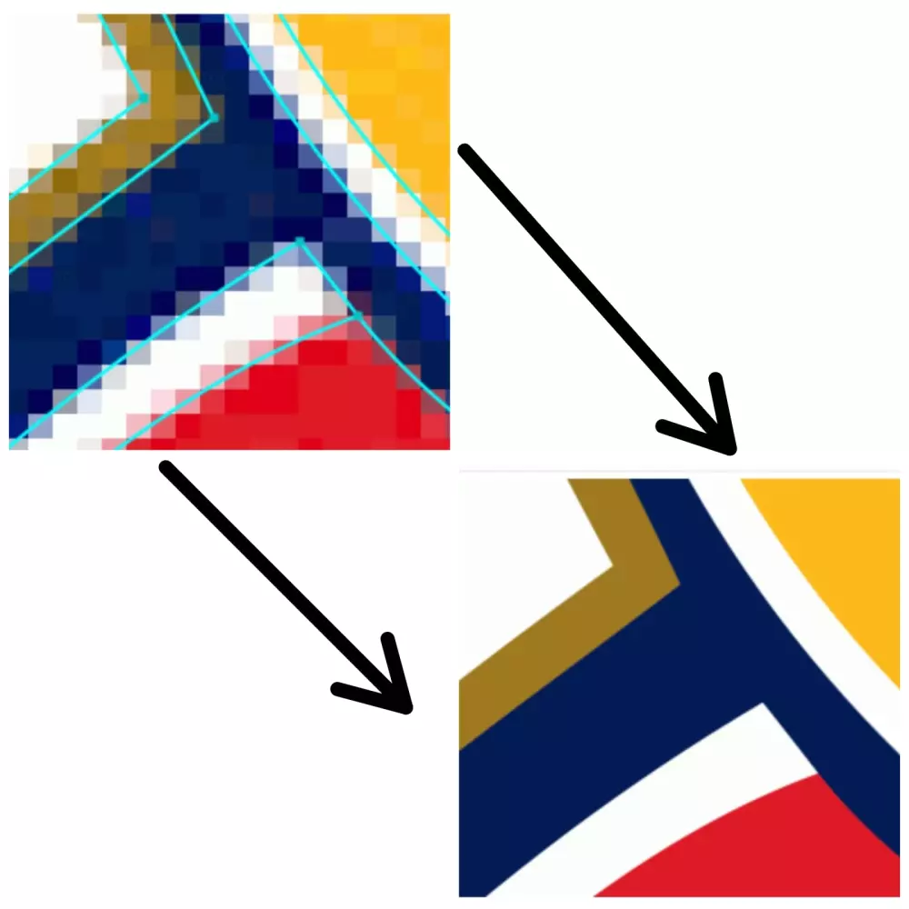 تحويل اي  صورة الى فيكتور