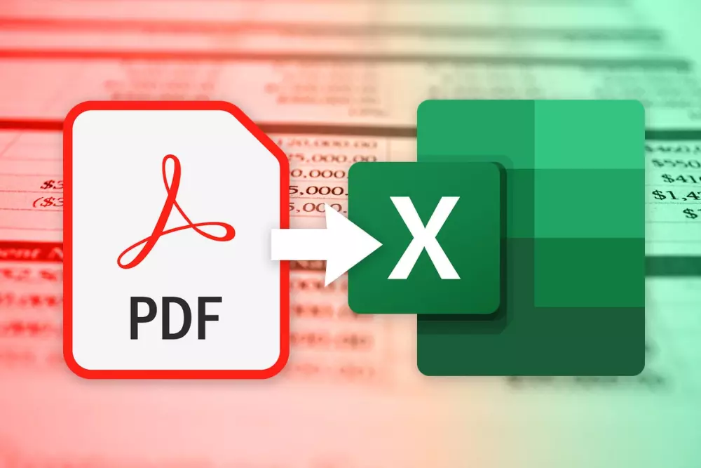 تحويل صيغة الملف من pdf إلى ملفexcel