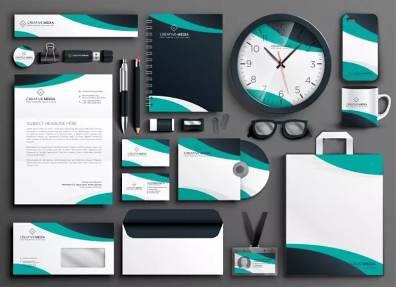 (visual identity) تصميم هوية بصرية كاملة