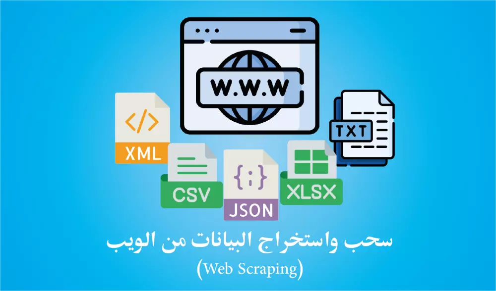 سحب واستخراج بيانات من صفحات النت (Web scraping)
