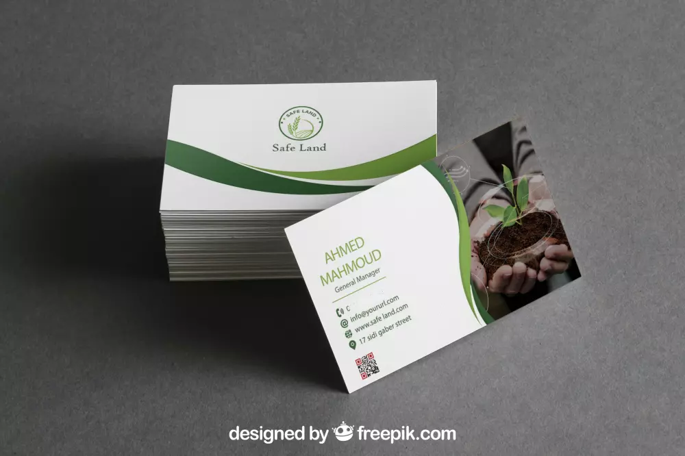 تصميم بزنس كارد&بطاقة اعمال احترافية