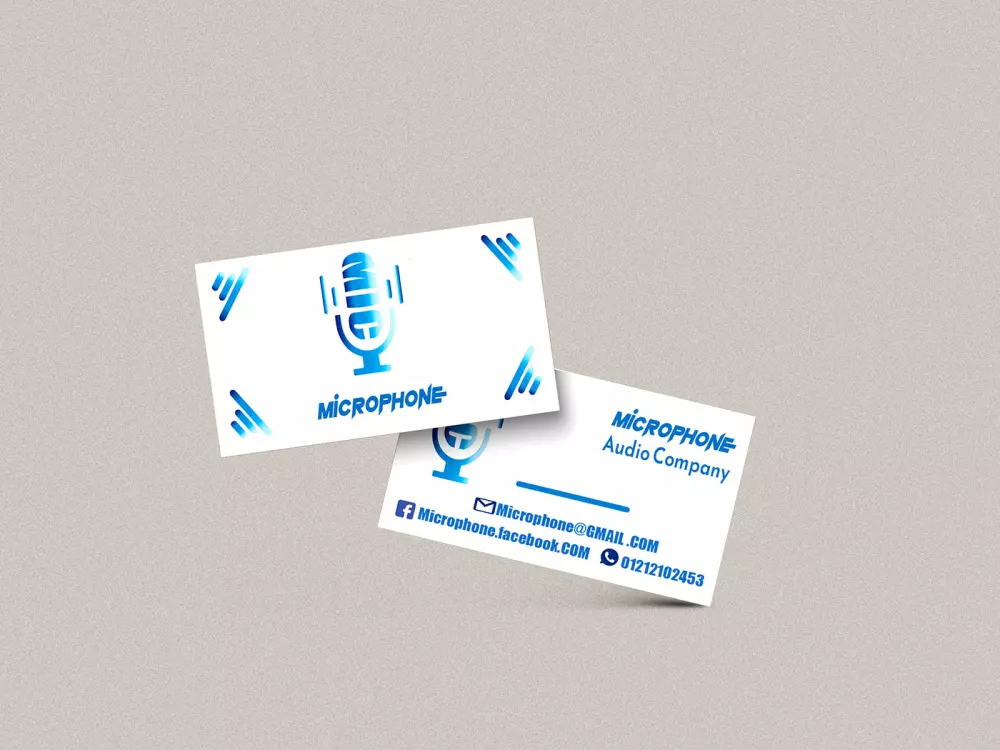 تصميم كارت شخصي( Business card)