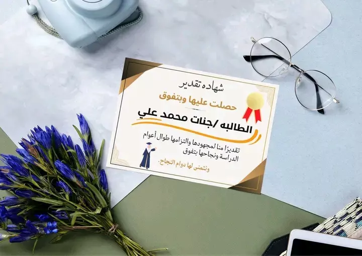 تصميم شهادات تقدير ودعوات حفل الزفاف والخطوبه