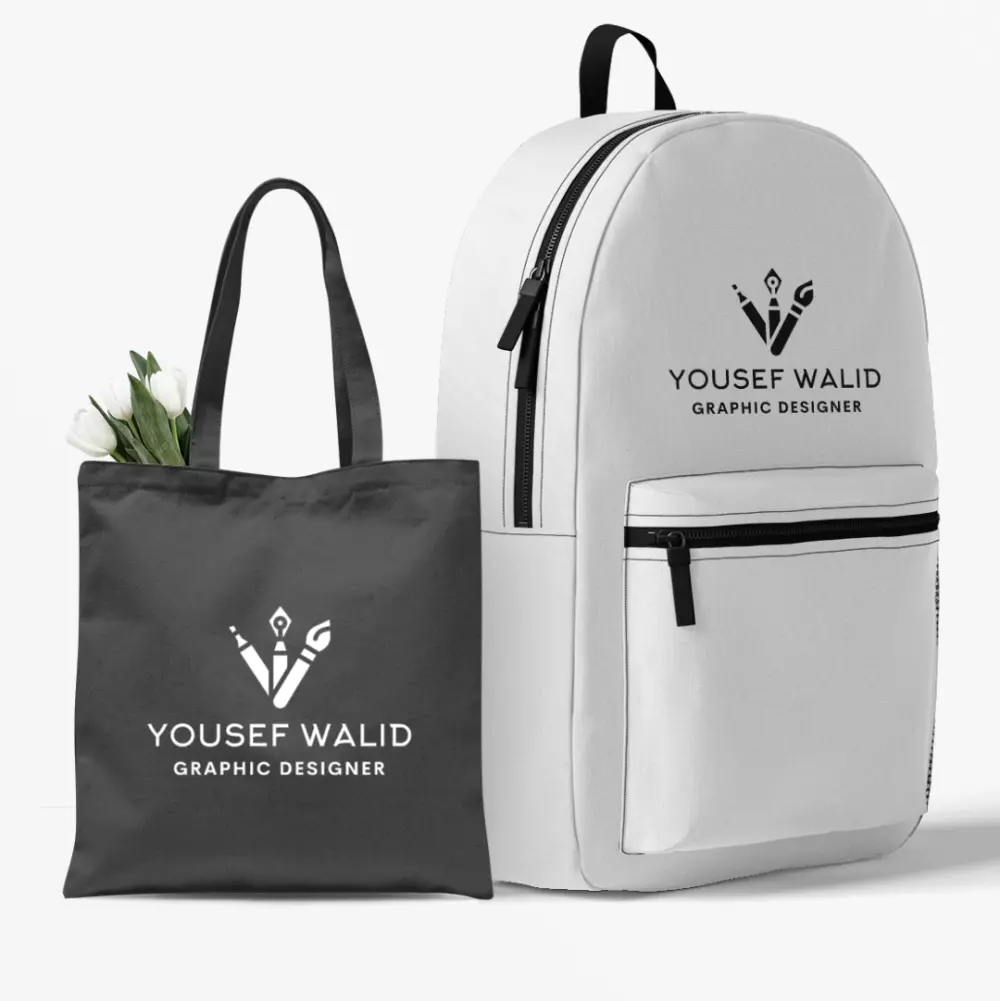 عرض اللوجو على موك اب مميز وعصرى