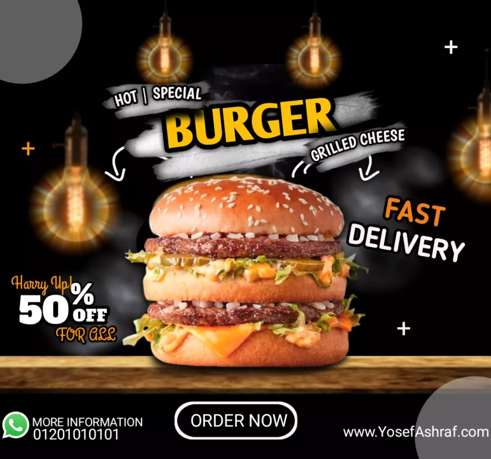 تصميم اعلان للسوشيال ميديا او بوستر فيلم