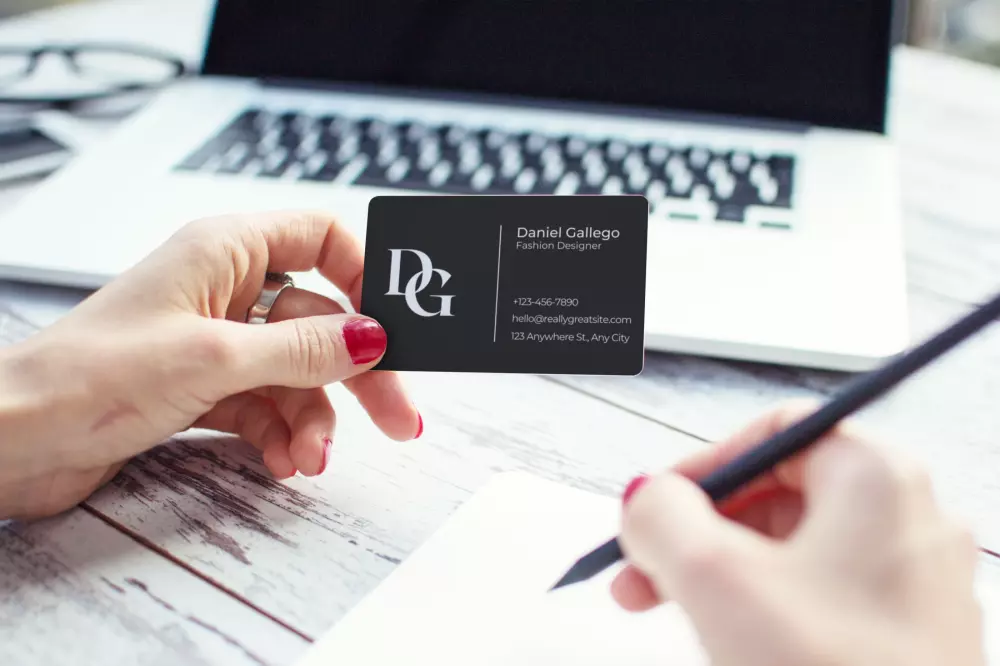 تصميم بطاقة عمل Business card باحترافية عالية