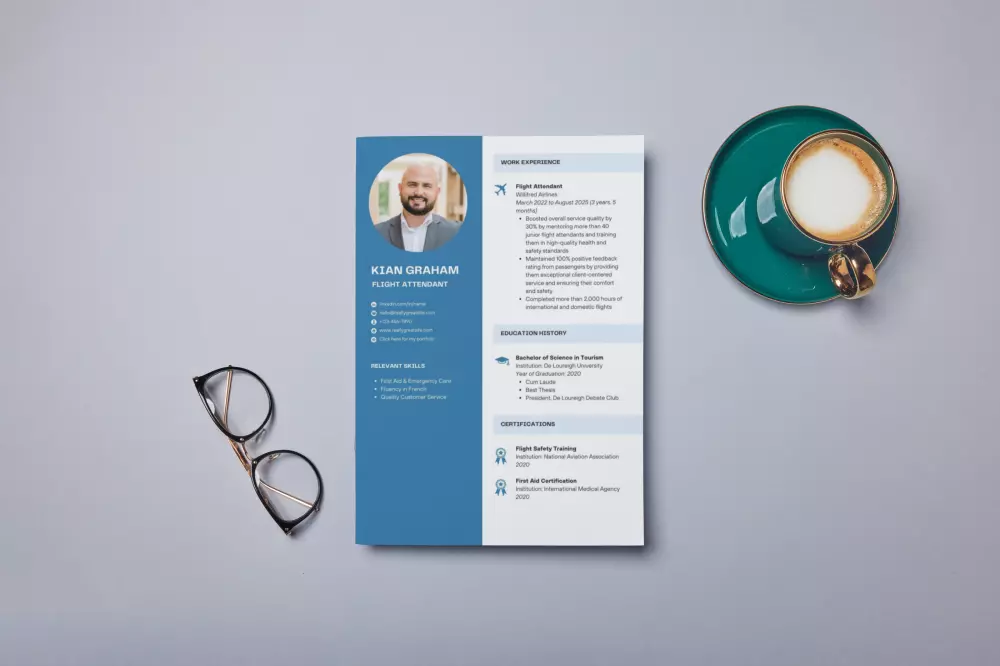 تصميم سيرة ذاتية دقيقة و متميزة