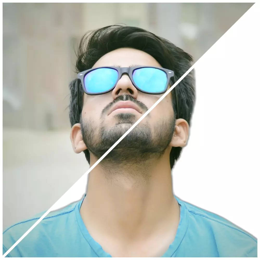 إزالة خلفية من جميع صوره