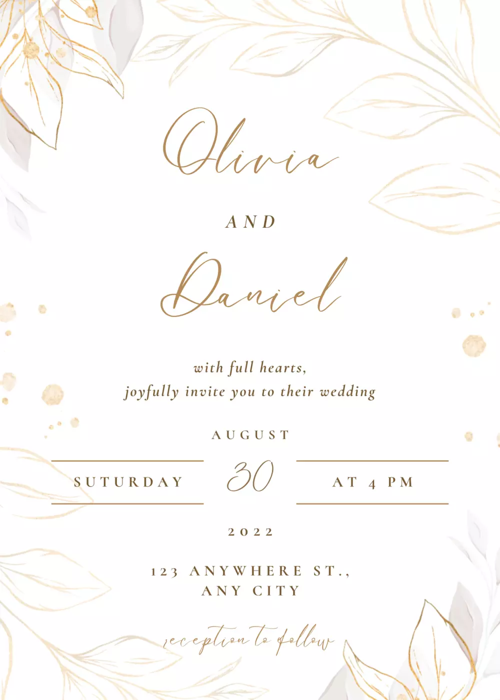 تصميم دعوات الزفاف و الخطبة