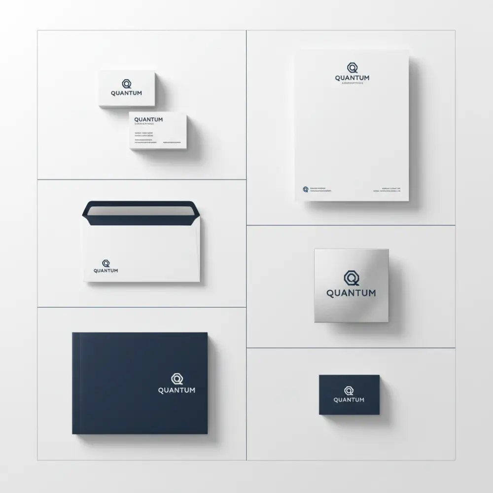 تصميم هوية بصرية متكاملة للشركات تشمل الشعار، نظام الألوان، الخطوط، ودليل الاستخدام، مع تطبيقات عملية على المطبوعات والمنصات الرقمية