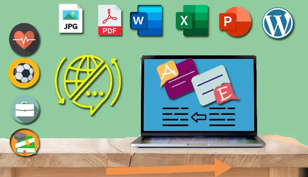 ترجمة من الانجليزية الى العربية او العكس كل 400 كلمة بـ 5$