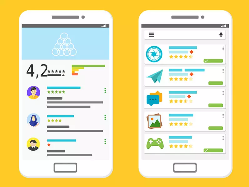 تقييمات تطبيق جوجل بلاي google play reviews