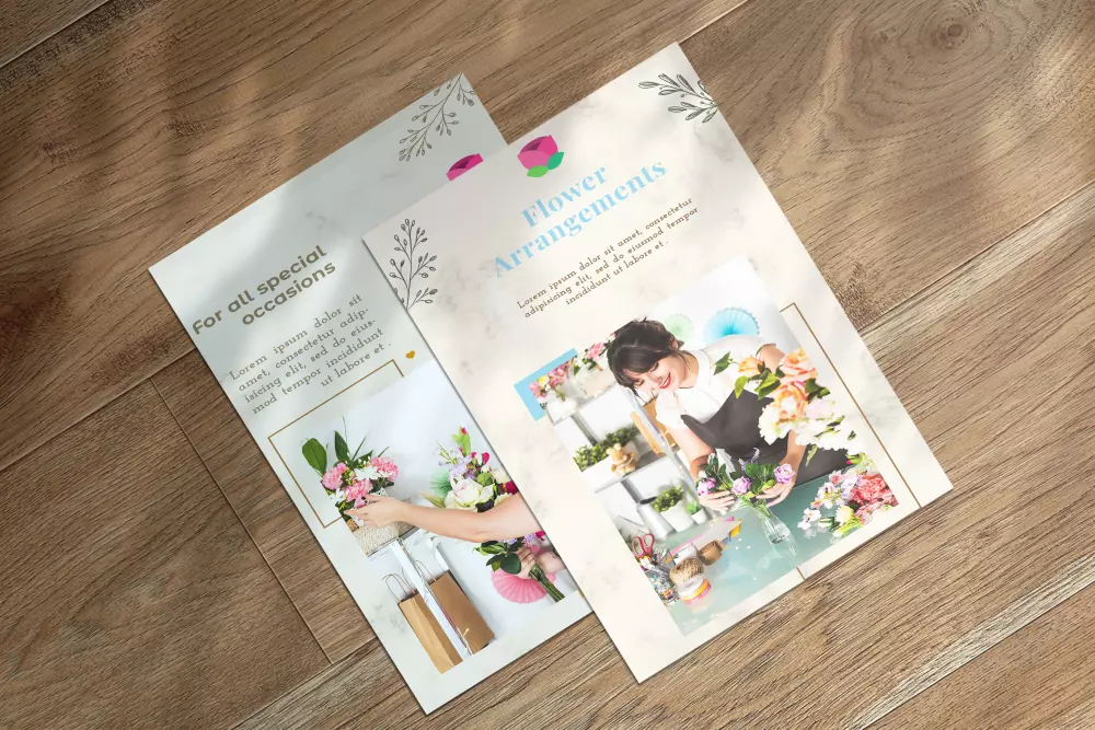 تصميم إحترافي برشور - فلاير - رول اب