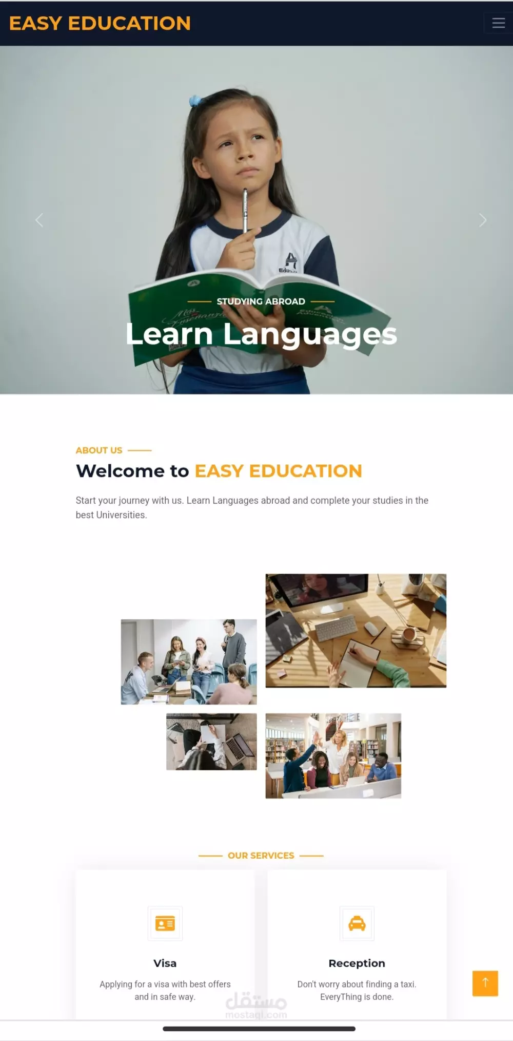 تصميم موقع ويب متجاوب Responsive