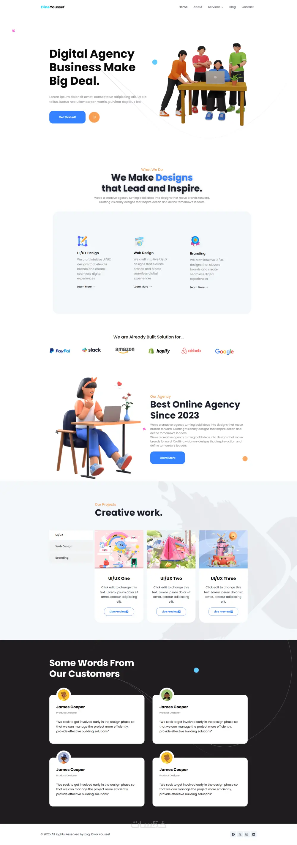 تصميم وبرمجة موقع ووردبريس WordPress