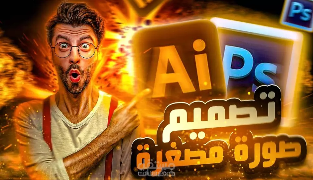 تصميم صورة مصغرة لليوتيوب احترافية و جذابة