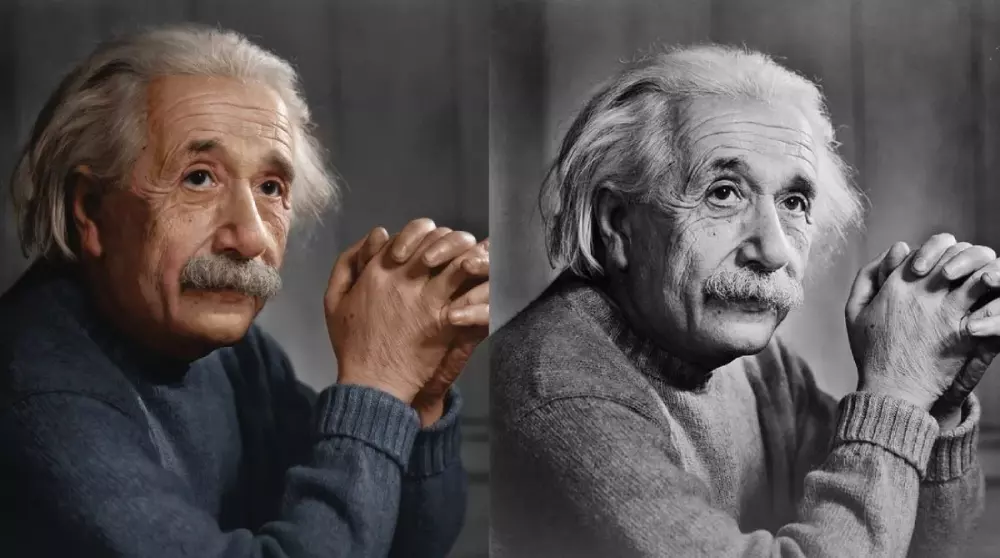 تعديل وتلوين أي صورة أبيض وأسود