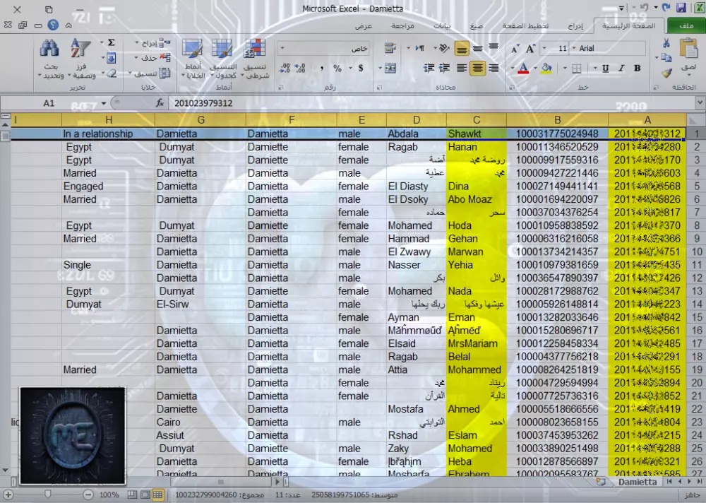 استخراج داتا فيسبوك