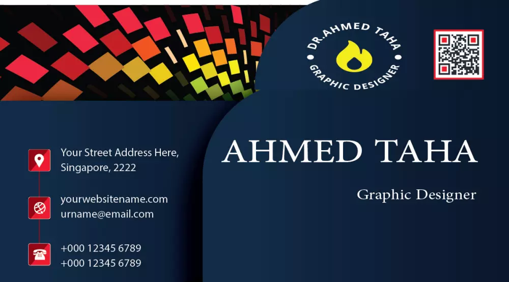 تصميم كارت اعمال احترافى