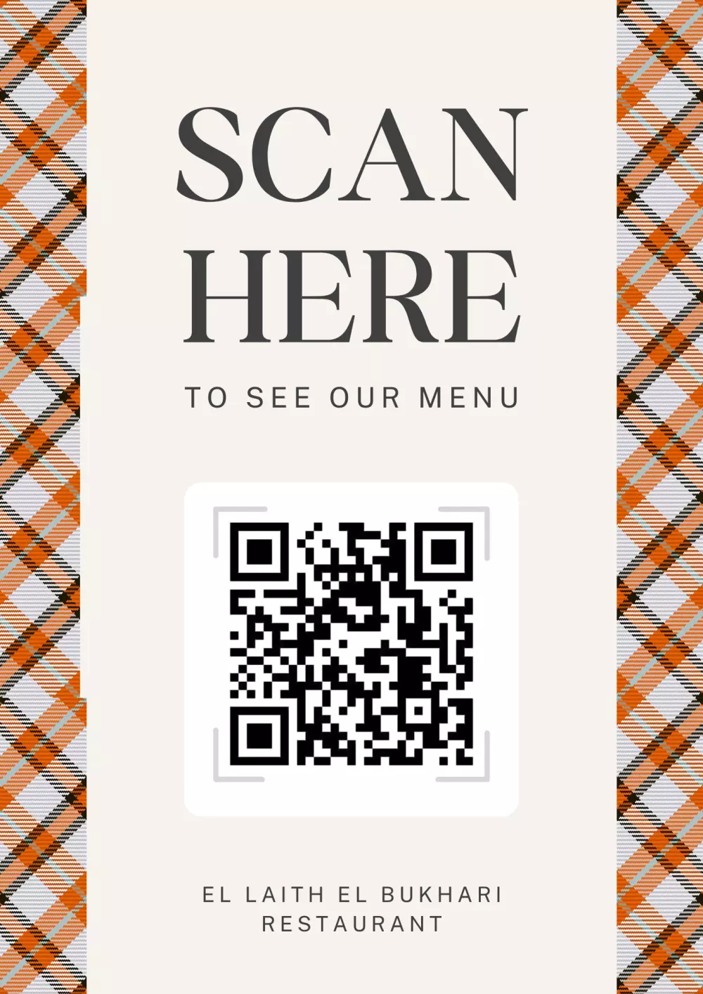 تحويل منيو المطاعم أو أي ملف HTML إلى QR Code جاهز للطباعة