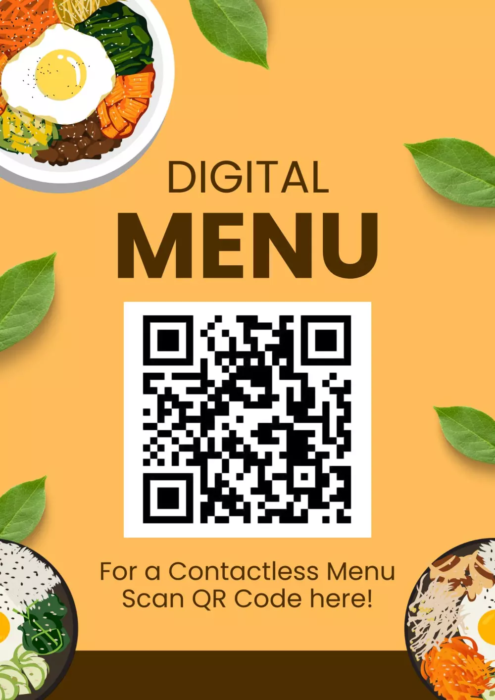 تحويل منيو المطاعم أو أي ملف HTML إلى QR Code جاهز للطباعة