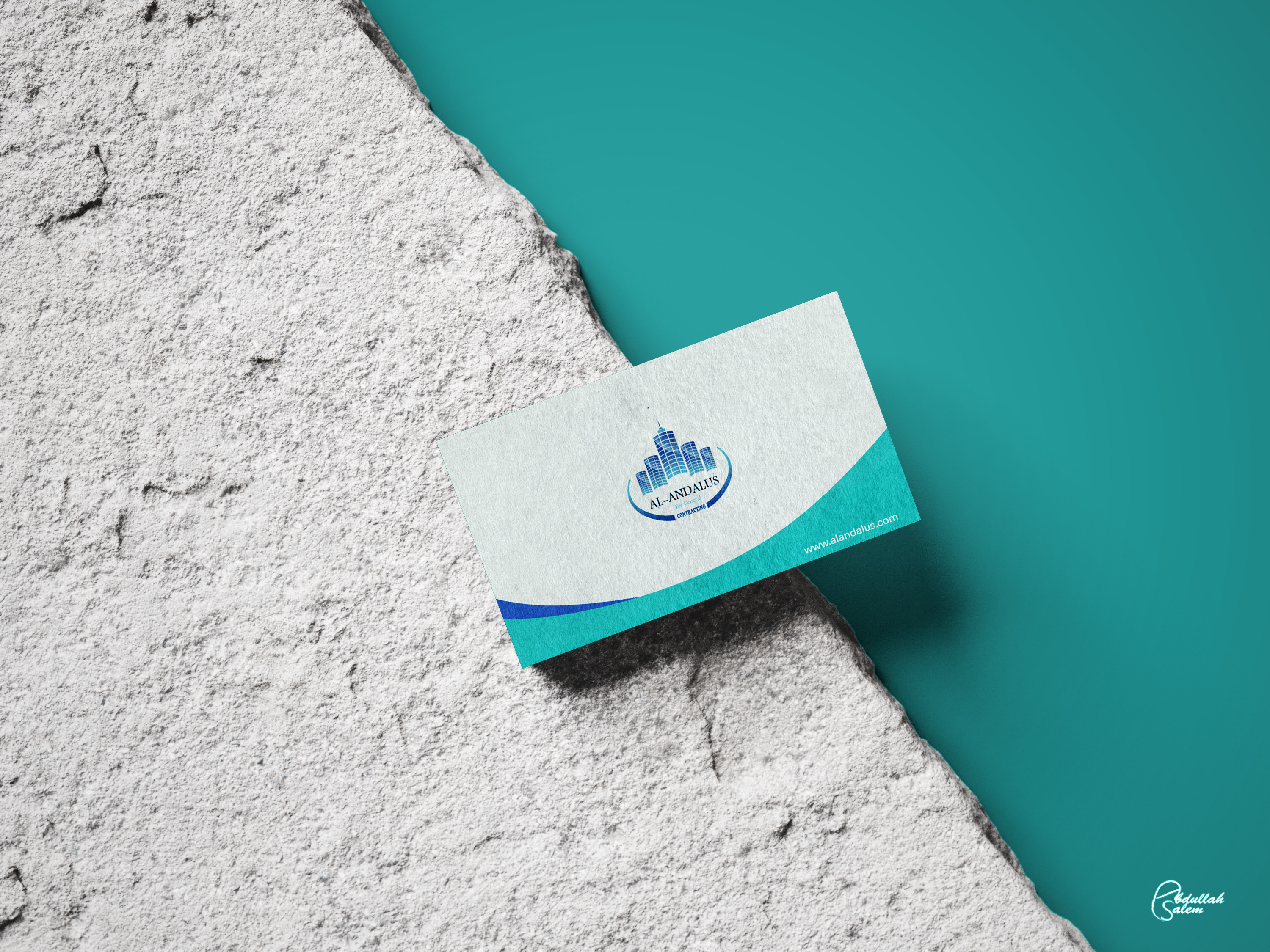 تصميم بطاقة أعمال أو بطاقة شخصية إبداعية حسب ذوقك الخاص ( بطاقة واحدة )