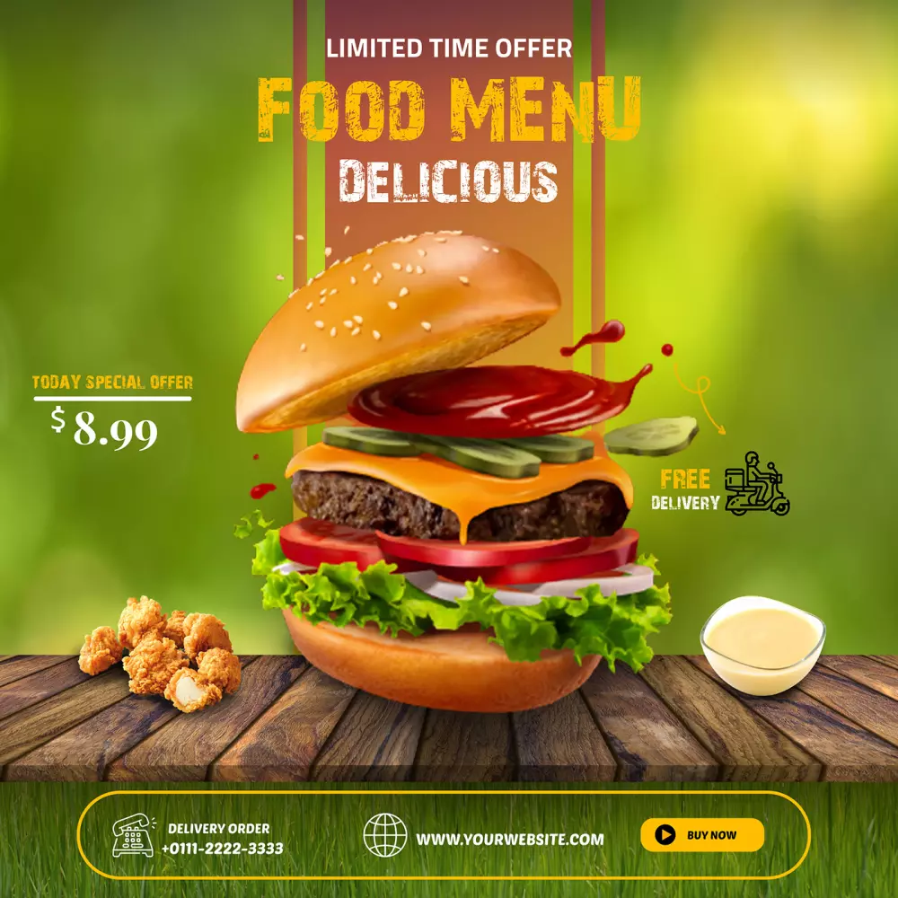 تصميم بوست (إعلان) فيسبوك احترافي