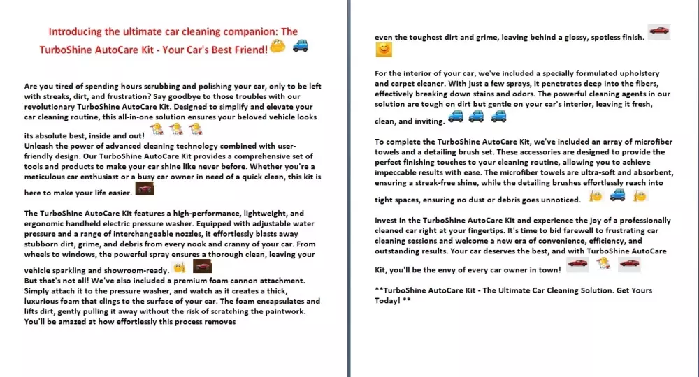 كتابة وصف تسويقي لمنتجاتك و متجرك الإلكتروني