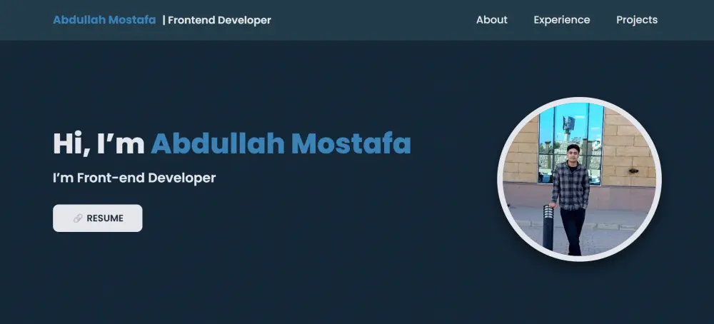 تصميم وبرمجة موقع Portfolio شخصي احترافي لعرض أعمالك بشكل مميز