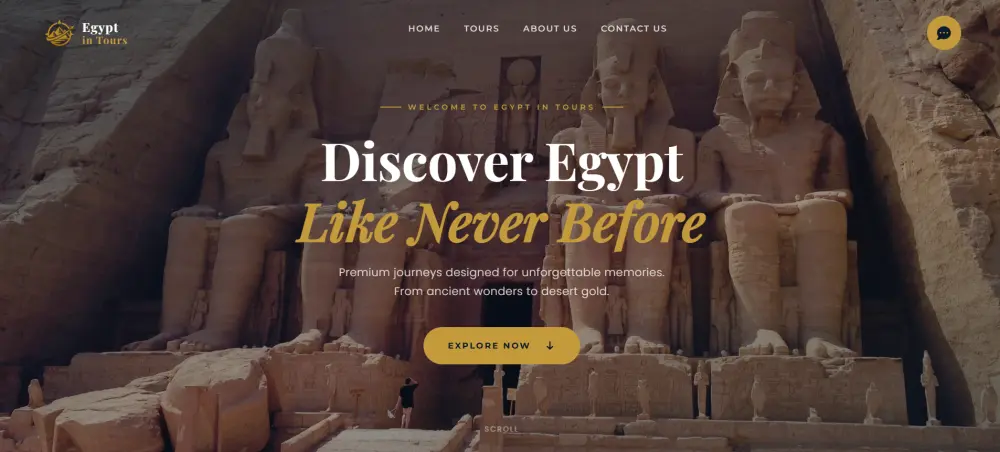 إنشاء موقع ويب كامل من الصفر بتصميم عصري وجذاب
