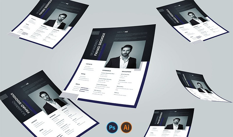 عمل سيره ذاتيه cv انفوجرافيك بجوده و دقه عاليه