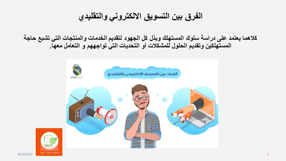 تصميم عرض تقديمي ( برزنتيشن احترافي)