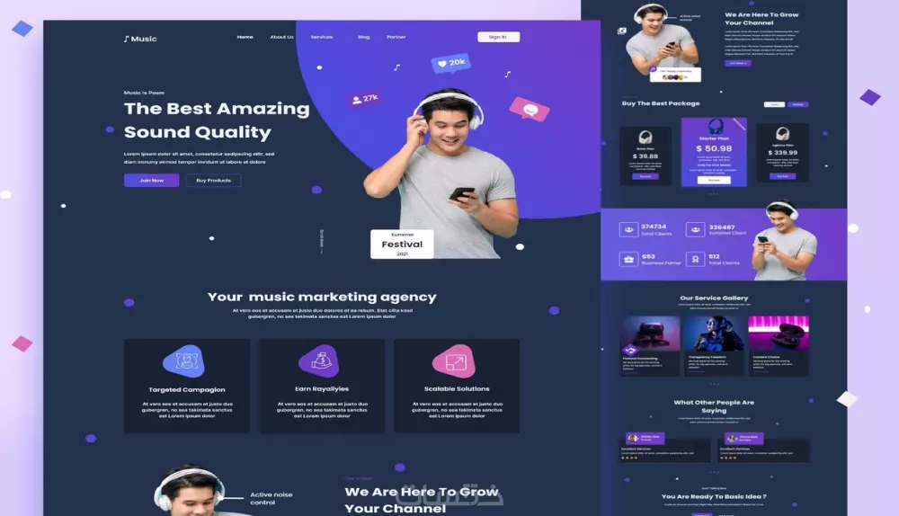 خدمة تحويل التصميم من Figma أو PSD أو XD إلى كود HTML وReact