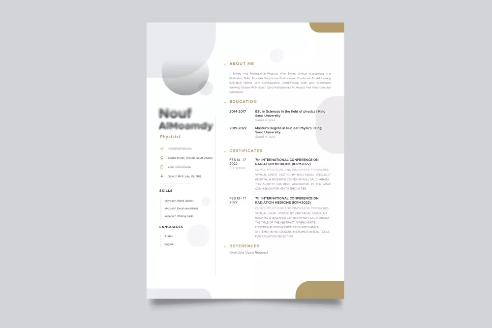 تصميم وإعداد سيرة ذاتية احترافية بالمعايير العالمية