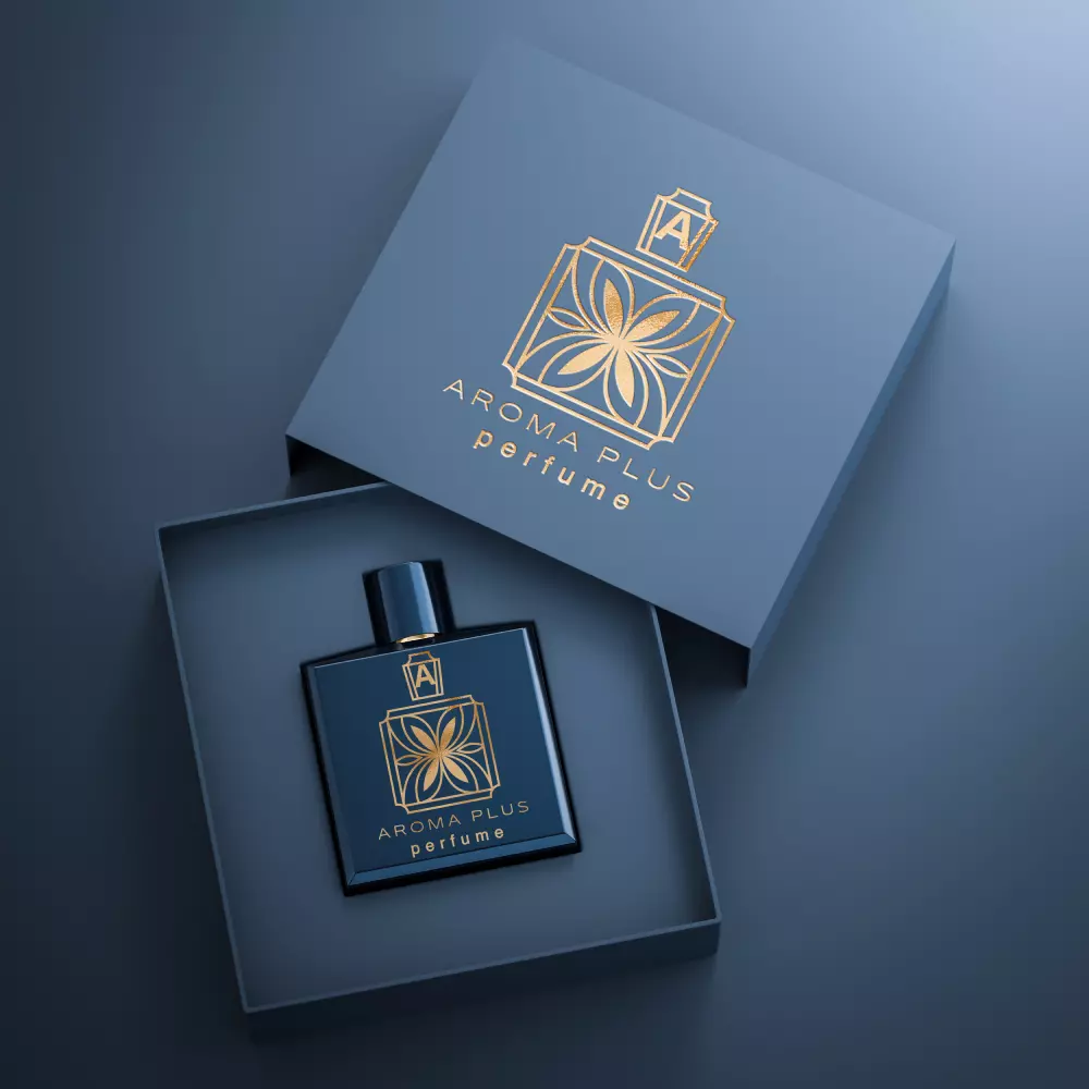 عمل تصميم شعار احترافي مع نموذج بالحجم الطبيعي 3D